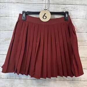High Rise Pleated Tennis Skirt